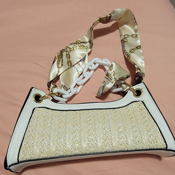 Shima's Beauty Boutique LLC Handbags - Cream clutch